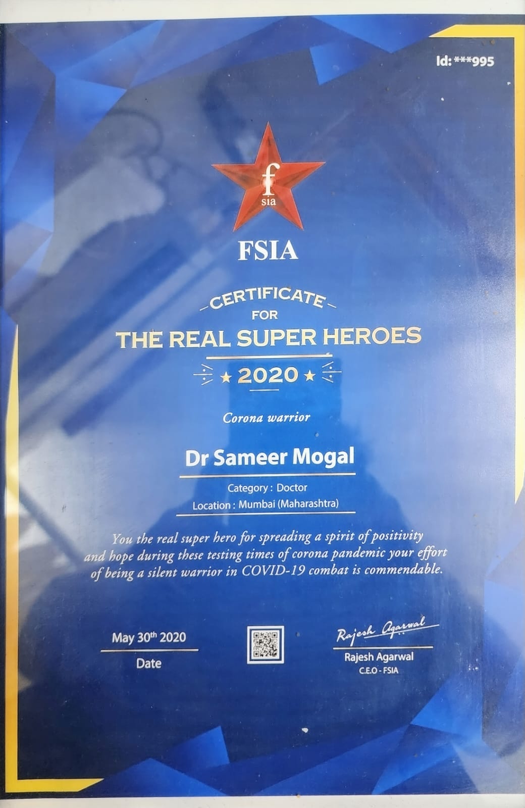 Certificate 20